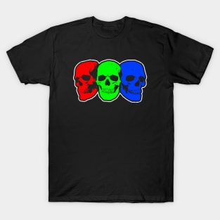 RGB Skulls T-Shirt